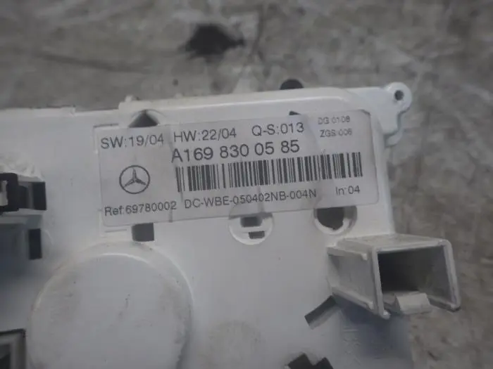 Heizung Bedienpaneel Mercedes A-Klasse 04-